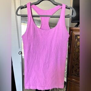Pink Racerback Tank Top